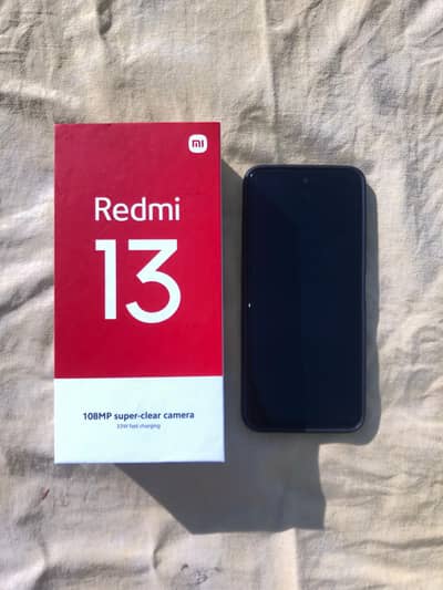 Mi Redmi 13 ( 10/10 Condition, Original Box & Charger ) Only Minor Use