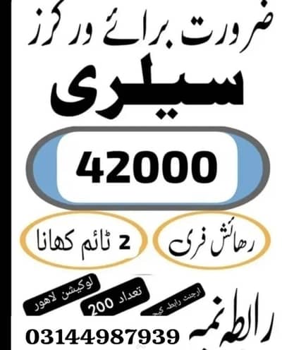 Packing staff require urgent hiring factory worker male feamle