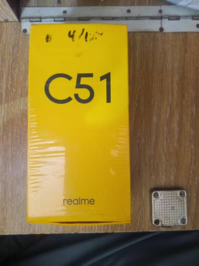 realme c 51 -4/128gb seald phone Pani paked good phone