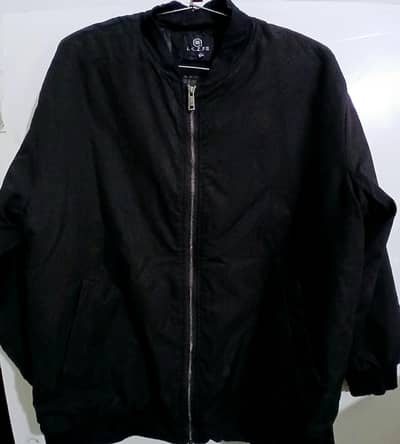 Black Casual Bomber Jacket –Comfortable Fit