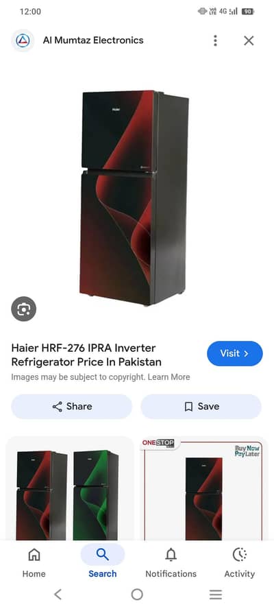 Haier Hrf 276. box pack