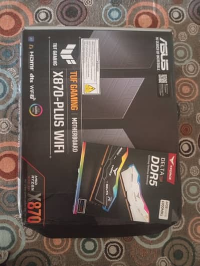 ASUS TUFF X870 WITH 64 GB DDR5 RAM COMBO