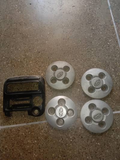 santro club original wheel cups and original dashboard frame