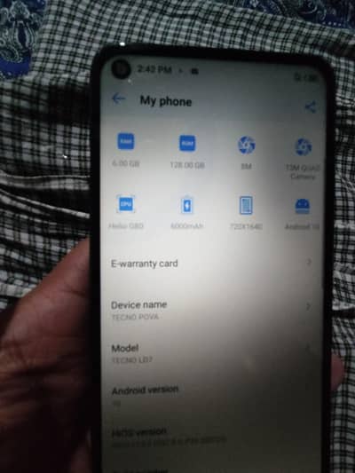 Tecno Ld7 6/128 Under 20k