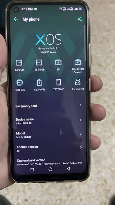 Infinx Hot 10 (Saaf Mobile)