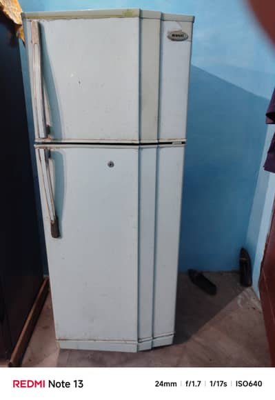 waves fridge neat and clean