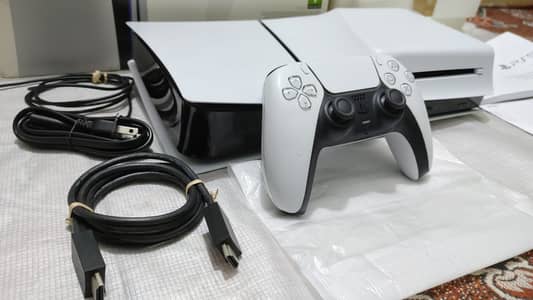 Ps5 Slim Game Disk  2 Controller with Box My whatsapp 03256735466