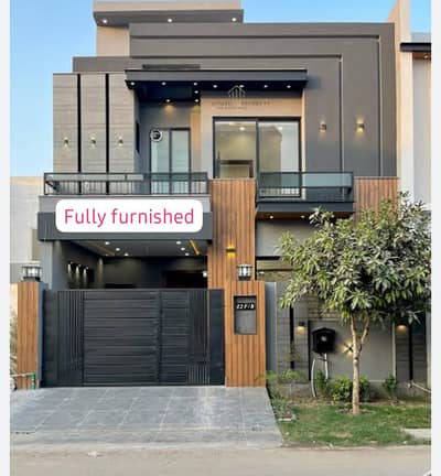 Fully Furnished With Furniture Luxury House For Rent Eden Valley Society Area Boundary Wall Canal Road Faisalabad