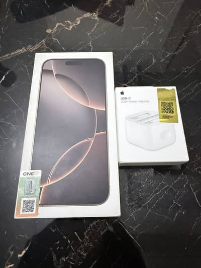 iPhone 16 Pro Max PTA Approved with complete Box