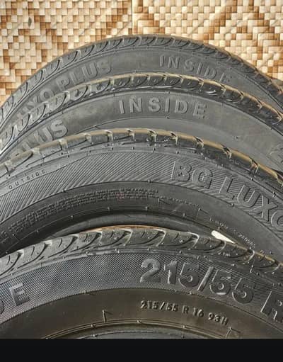 TYRES BG 215*55*16 manufacture 2018 For sale in good condition