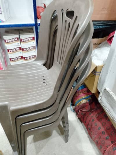 plastic chairs