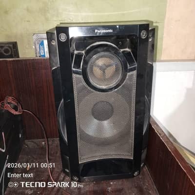 Panasonic 10"baser 2 8"woofers and center speaker