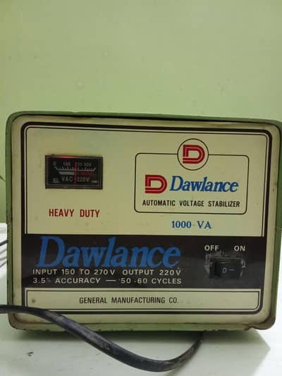 Dawlance stabilizer