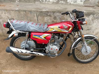 Honda CG 125 model 2025 Punjab number 03154621462
