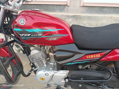 Yamaha ybz 125DX confirm 2022 model Punjab number