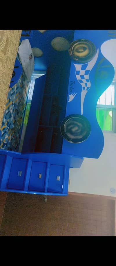 kids triple bunker bed