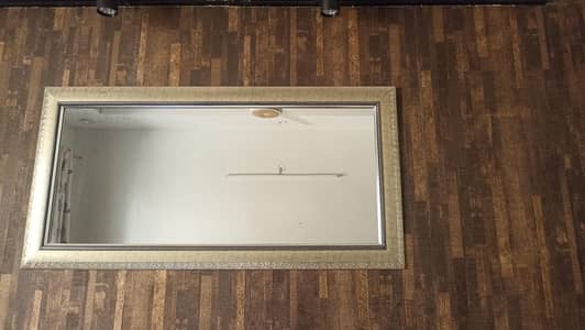 mirror with golden frame