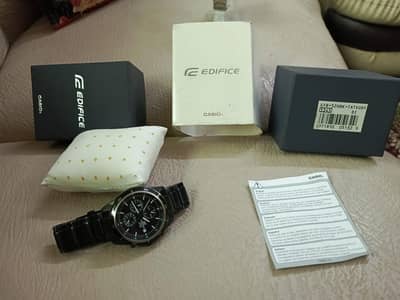 CASIO EDIFICE BLACK ALMOST NEW