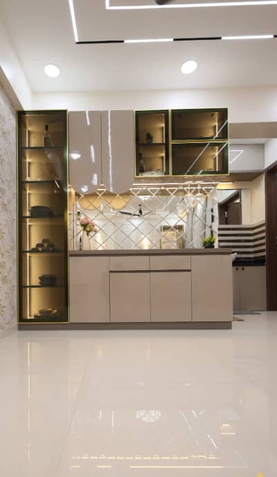 Brand New 120 Sq. Yard. Ground+1 House For Sale At Boundary Wall Society Near By Rim Jhim, Dow, Kiran Hospital, Sumaira Chowk & Al Masood Super Market. .