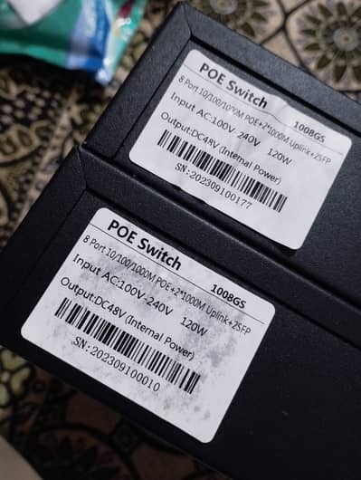 08 Port POE Switch with SFP Gigabits Port