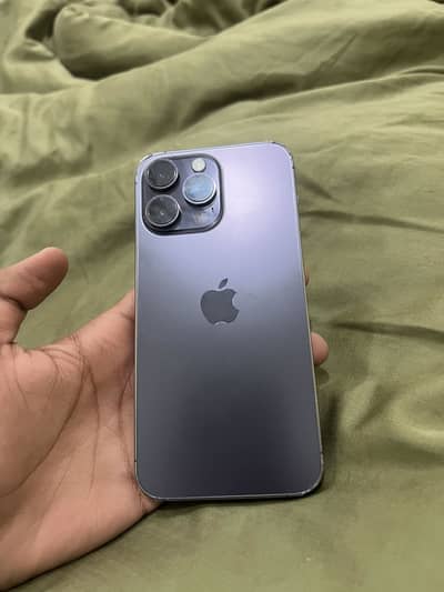 IPHONE 14 PRO MAX FACTORY 256GB ( 4 month sim time )