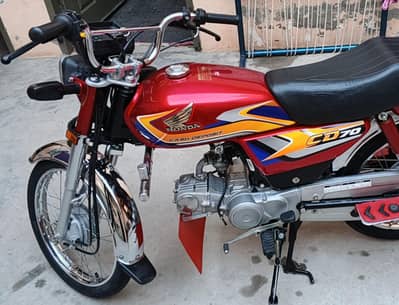 CD 70 Lush Condition Bike Zero Scrach