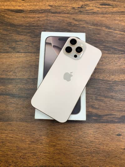 16 pro max desert titanium