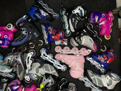 Imported skating shoes used like New