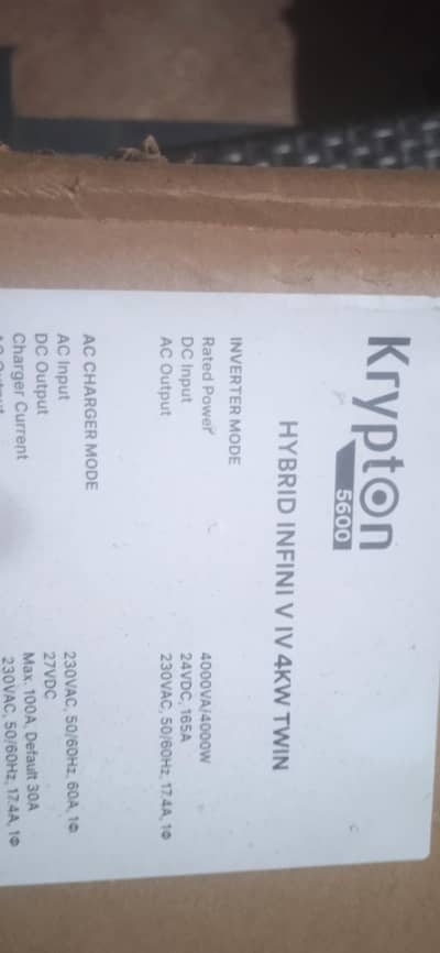 Knox krypton inverter 5600 for sale