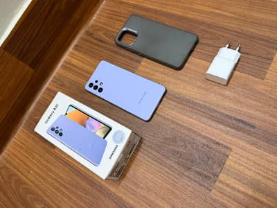 samsung a32 official pta 6/128 with box and charger