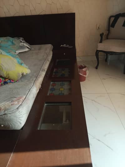 pure wood bed spring foam rs 95000