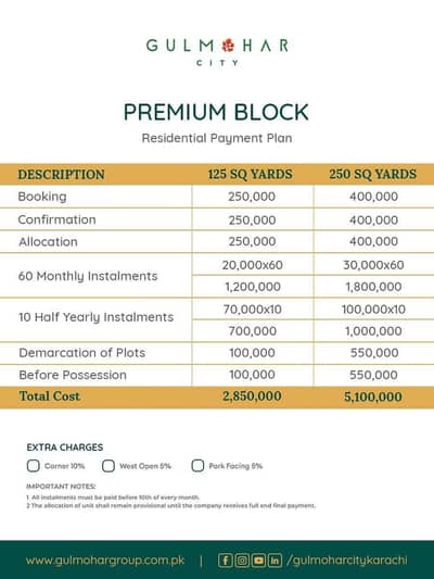 Plot for Sale on Installment