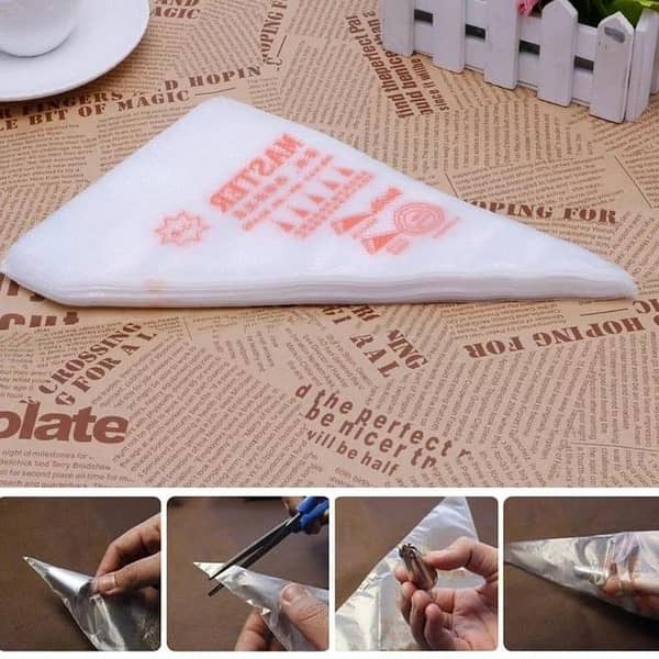 Disposable Piping Bags 100Pcs