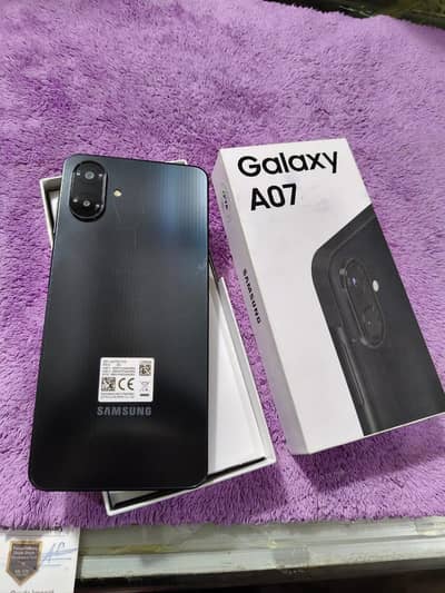 Samsung a07 4 64 condition 10 by 10 full box 7 days use