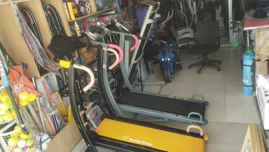 Imported manual treadmill Exercise running walk jogging machine cycle