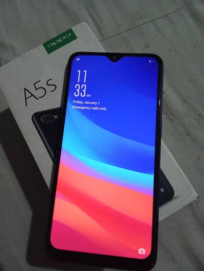 OPPO A5S WITH BOX and cable 2 32 pack mobile