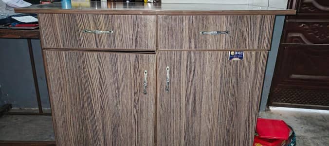 Cloths Iron table with cabinate