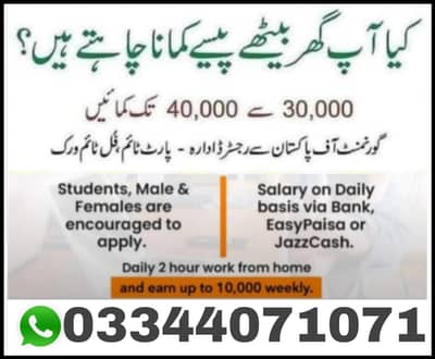 Online part time job