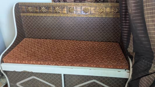 Full Sofa set 3 sofas and one trolly and one computer table