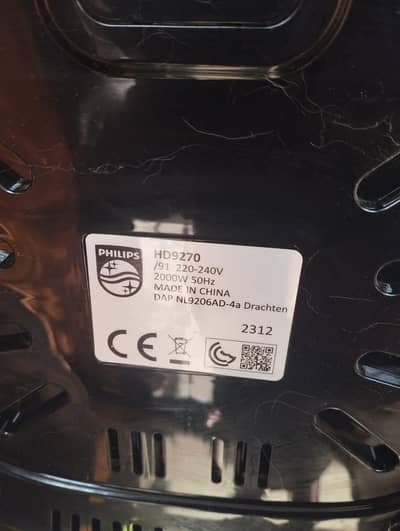 Philips Air Fryer HD 9270