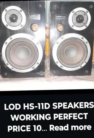 L. O. D. HS. 11D. WOOFER SPEAKER perfect working size 6 inch