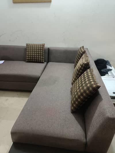L shaped sofa