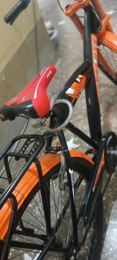 Cycle in Orange Colour