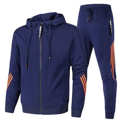 Men’s Hooded Zipper Track Suit Premium Sports