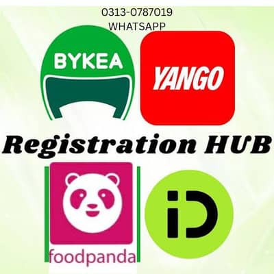 Indrive Yango Bykea Foodpanda rider ids available for sale