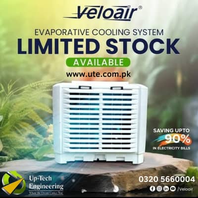 Evaporative cooling System/ Duckting Cooler / Desert Cooler