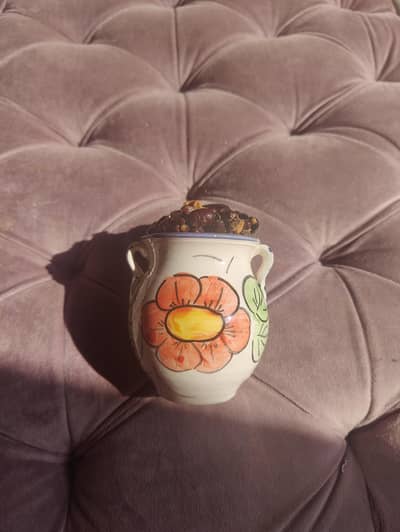 Hand Painted Decorative Jar