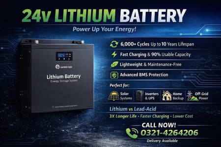 24V Lithium ion Battery for Sale