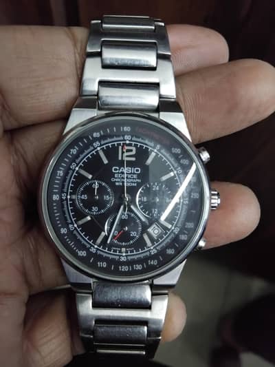 casio chronograph watch