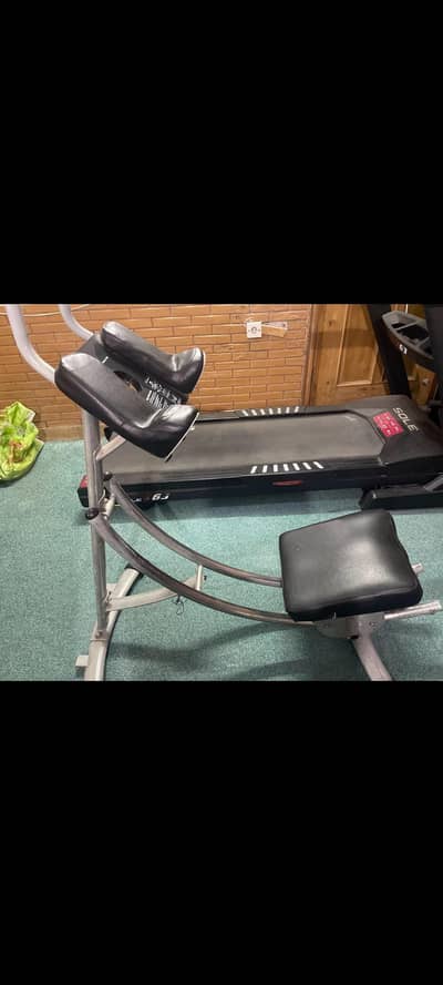 imported ab coaster abs coacher crunches bench hyper extension squat